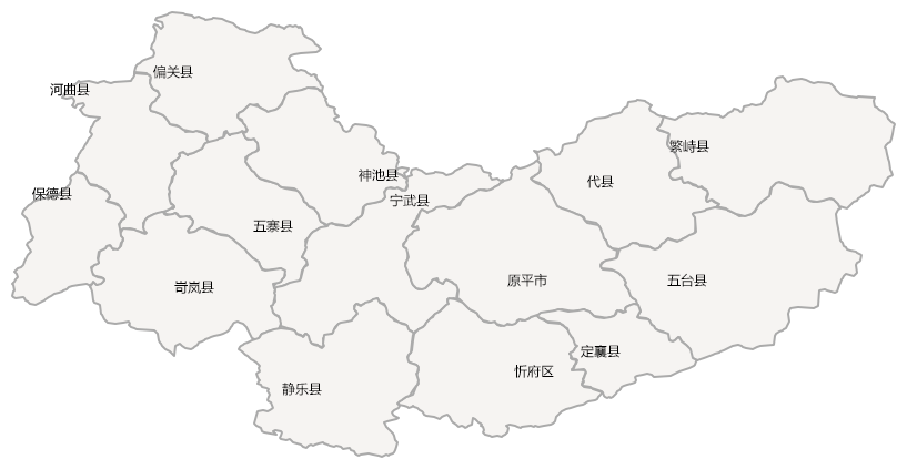 忻州市地图