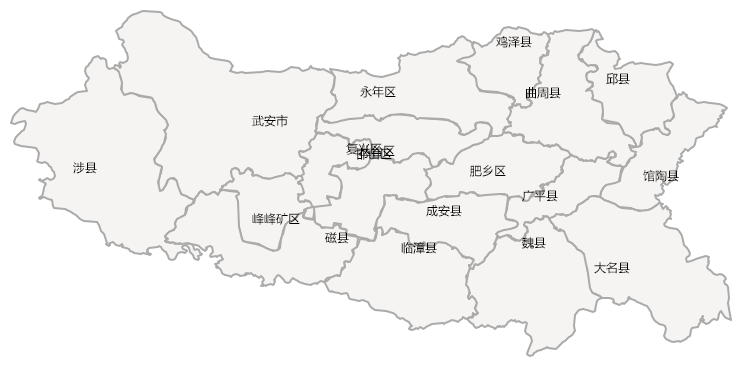 邯郸市地区各县地图图片